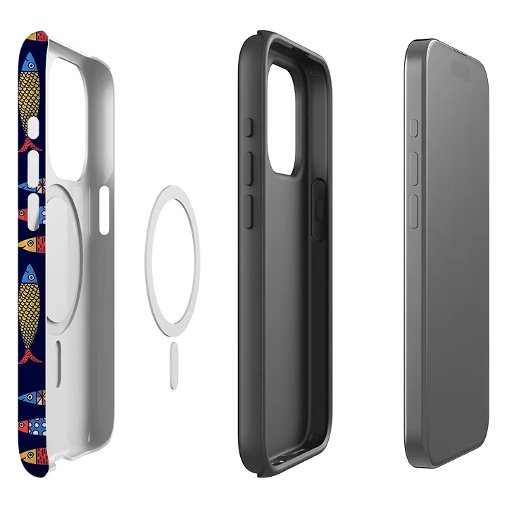iPhone MagSafe Tough Case - Sardines II Smooth Form Texture