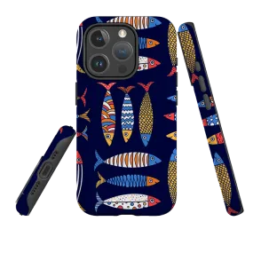 iPhone MagSafe Tough Case - Sardines Hybrid Shield Rugged Pattern Texture