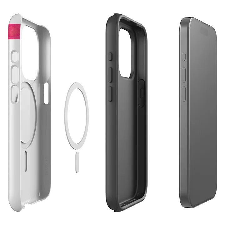 iPhone MagSafe Tough Case - Sausage Dog By Tracey English Minimal Look Fashion Choice