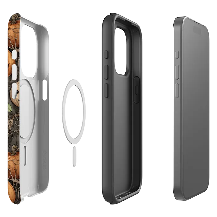 Premium Detail Finish iPhone MagSafe Tough Case -  Scary Pumpkins