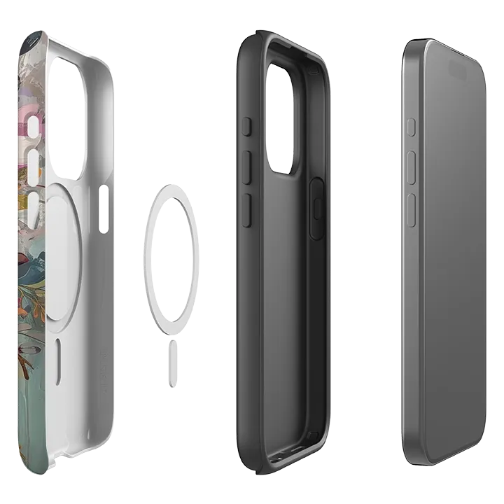 Compact Style Protective Look iPhone MagSafe Tough Case - Scott Floral