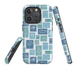 iPhone MagSafe Tough Case - Seafood and Sangria II Soft Edge Texture Matte Texture Surface