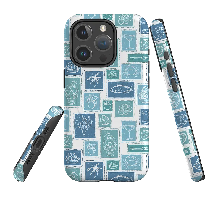 Premium Finish iPhone MagSafe Tough Case - Seafood and Sangria II