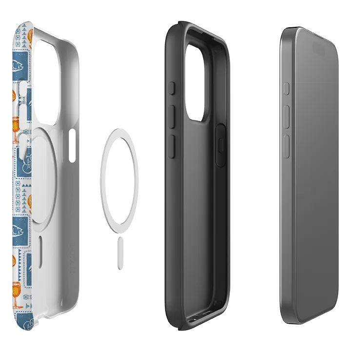 iPhone MagSafe Tough Case - Seafood and Sangria Professional Look Minimal Pattern