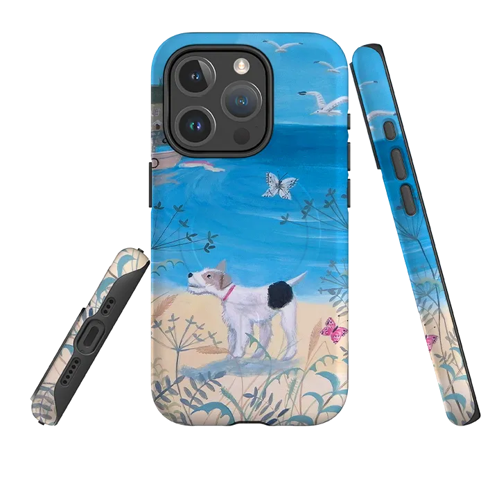 iPhone MagSafe Tough Case - Seaside Dog By Mary Stubberfield Premium Quality Luxury Appeal