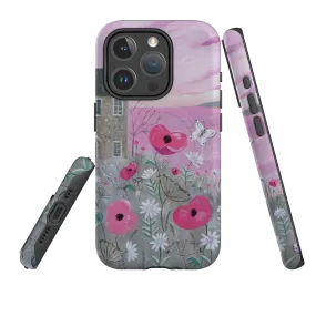 iPhone MagSafe Tough Case - Seaside Flowers By Mary Stubberfield Modern Texture