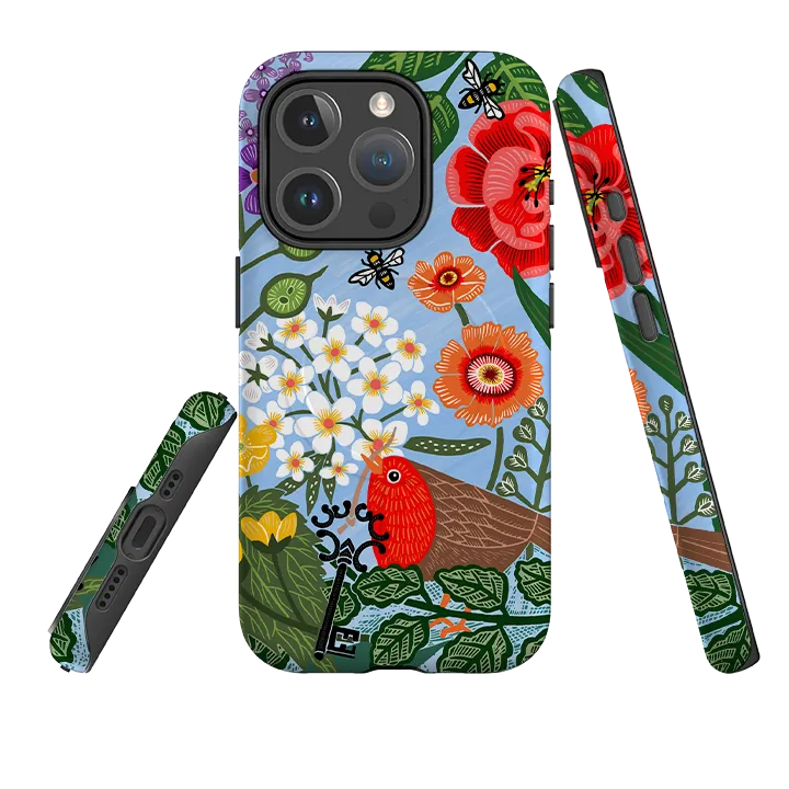 iPhone MagSafe Tough Case - Secret Garden By Kate heiss Durable Edge Texture Enhanced Durability