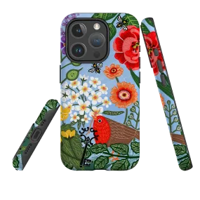 Soft Material Luxury Texture Design iPhone MagSafe Tough Case - Secret Garden By Kate heiss
