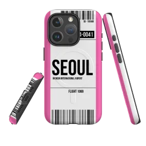iPhone MagSafe Tough Case -  Seoul Pink Rugged Feel Light Design