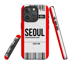 Rugged Build iPhone MagSafe Tough Case -  Seoul Red