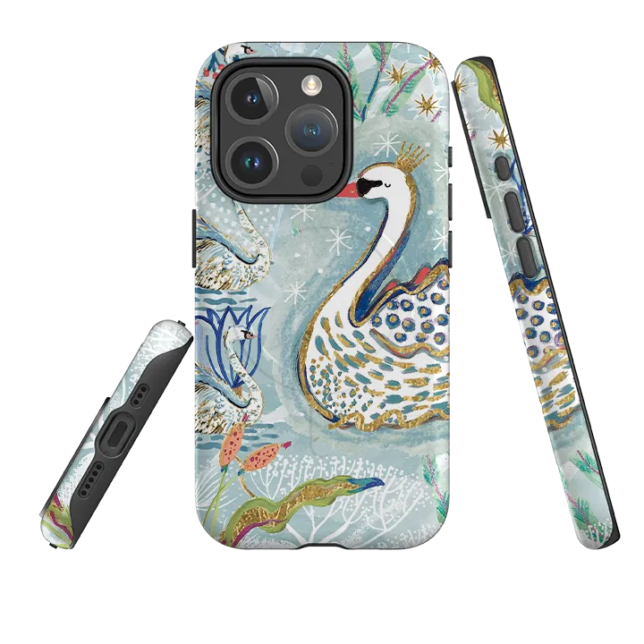 iPhone MagSafe Tough Case - Seven Swans II By Emma Frances Grant Vivid Texture