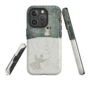 Premium Edge Flexible Build Form iPhone MagSafe Tough Case -  Snow Angel By Maja Lindberg
