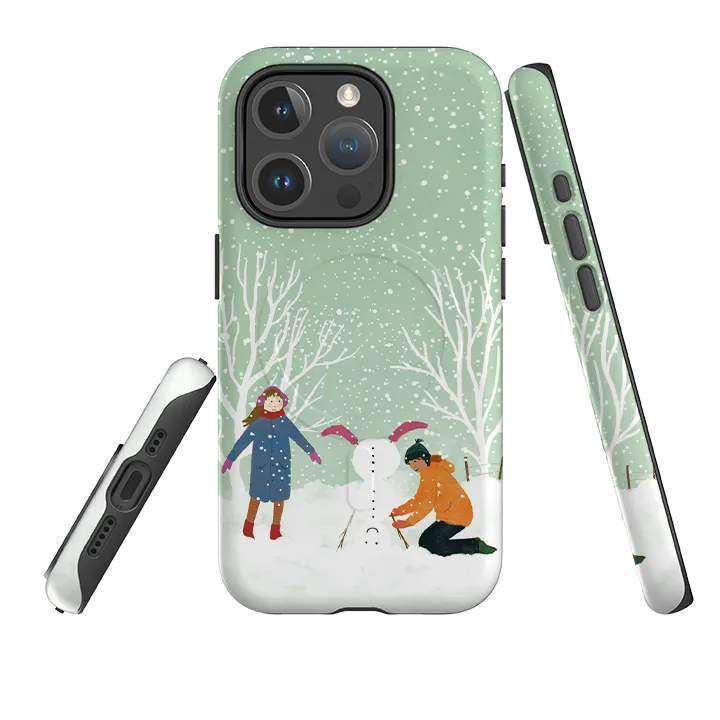 iPhone MagSafe Tough Case -  Snowball Building By Katherine Quinn Urban Style Gloss Texture