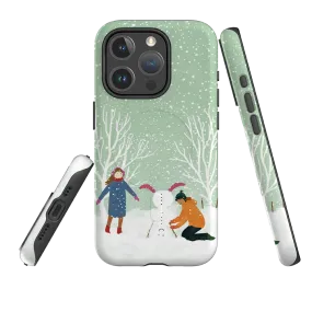 iPhone MagSafe Tough Case -  Snowball Building By Katherine Quinn Urban Style Gloss Texture