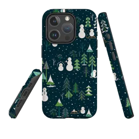 iPhone MagSafe Tough Case -  Snowman Playground By Jenny Zemanek Travel Companion Durable Quality