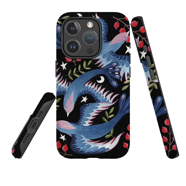iPhone MagSafe Tough Case - Soaring Birds By Bex Parkin Rugged Finish Protective Edge Layer