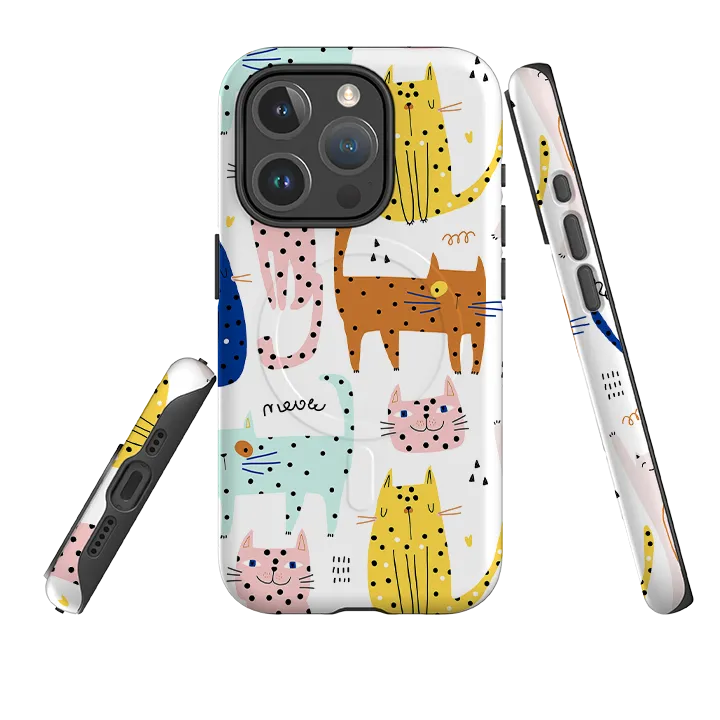 iPhone MagSafe Tough Case - Spotty Kitty Ultra light