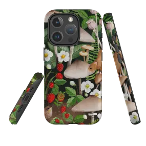 iPhone MagSafe Tough Case - Strawberry Patch By Bex Parkin Soft Touch Elegant Design Layer