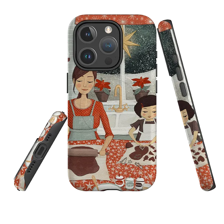 iPhone MagSafe Tough Case -  Sugar and Spice By Maja Lindberg Premium Grip Polished Edge