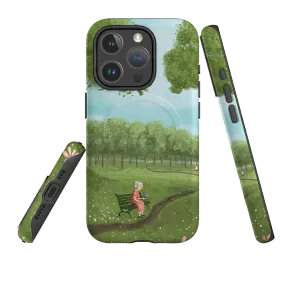 iPhone MagSafe Tough Case - Summer By Maja Lindberg Durable Design Texture Strong Texture