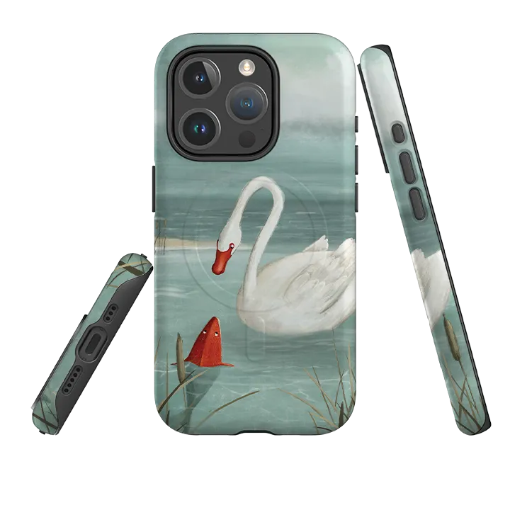 iPhone MagSafe Tough Case - Swanfish By Maja Lindberg Compact Edge Minimal Grip