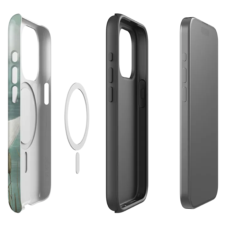Protective Build Texture Fashion Look iPhone MagSafe Tough Case - Swanfish By Maja Lindberg