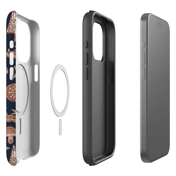 iPhone MagSafe Tough Case - Sweet Treats Dark By Emma Frances Grant Soft edges