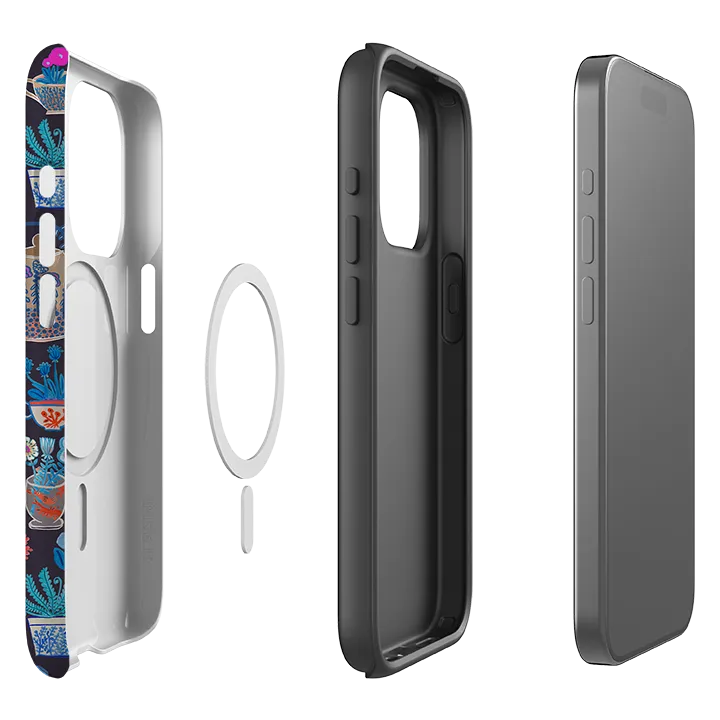 Fashion Look Comfort Edge Layer iPhone MagSafe Tough Case -  Teatime By Gabriela Larios