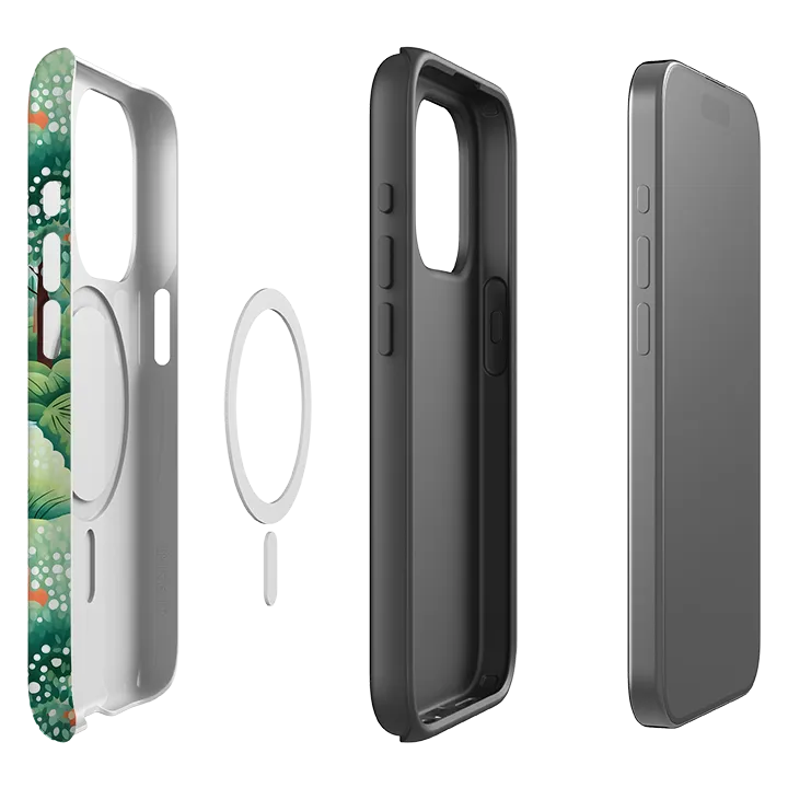 iPhone MagSafe Tough Case - Thuringian Forest Minimal Edge Design Comfort Fit Edge