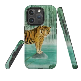 iPhone MagSafe Tough Case - Tiger By Maja Lindberg Compact Texture