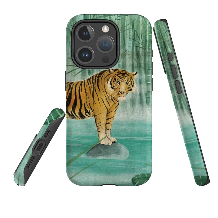 iPhone MagSafe Tough Case - Tiger By Maja Lindberg Compact Texture