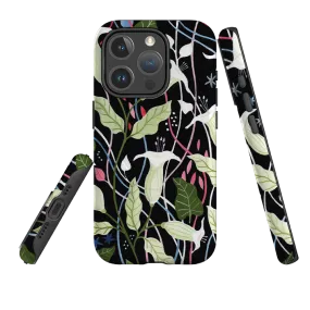 Compact Pattern iPhone MagSafe Tough Case - Trumpet Flowers By Bex Parkin