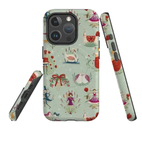 iPhone MagSafe Tough Case - Twelve Days By Maja Lindberg Matte Design Texture Flexible structure