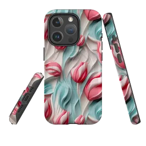 Rugged Frame Design iPhone MagSafe Tough Case - Utrecht Tulips