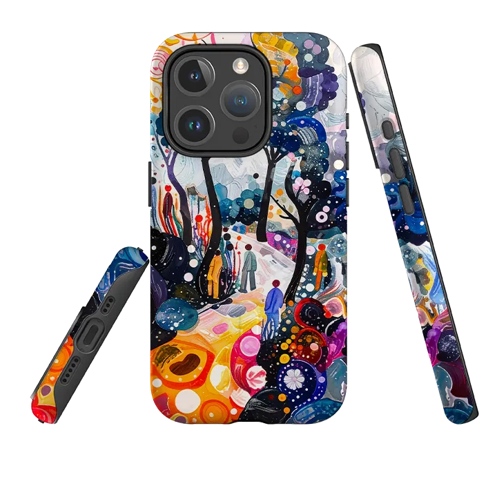 iPhone MagSafe Tough Case - Walking In The Park Protective Layer