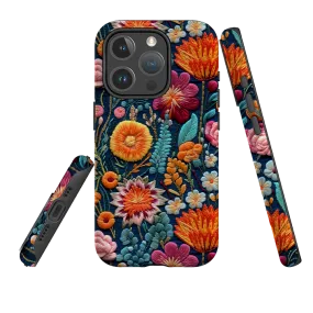 iPhone MagSafe Tough Case - Wild Summer Flowers Matte Look Design