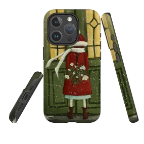 iPhone MagSafe Tough Case -  Winter Flowers By Maja Lindberg Textured Finish Hybrid Pattern