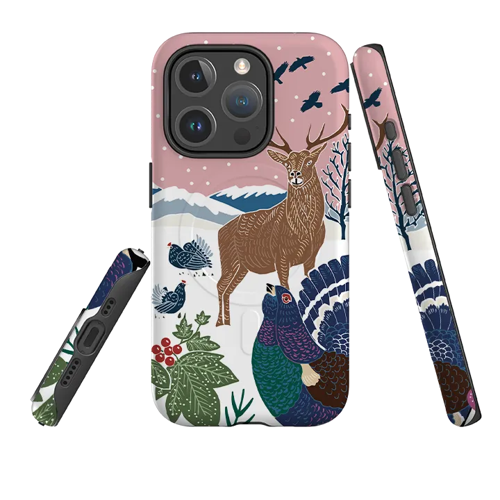 Clear Pattern Vivid Detail iPhone MagSafe Tough Case -  Winter IV By Kate Heiss