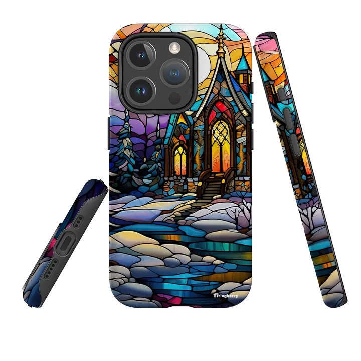 iPhone MagSafe Tough Case -  Winter Mosaic II Color Layer