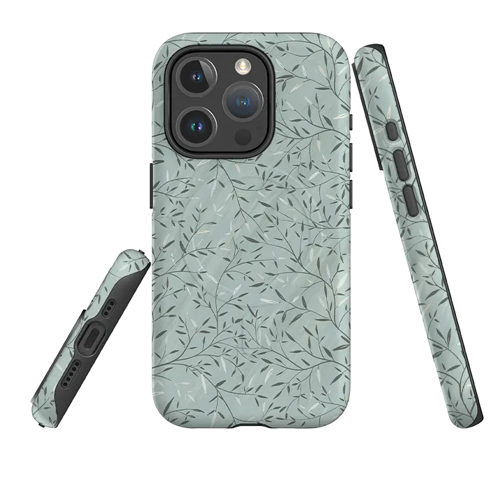 iPhone MagSafe Tough Case - Winter Vine By Maja Lindberg Shock Layer