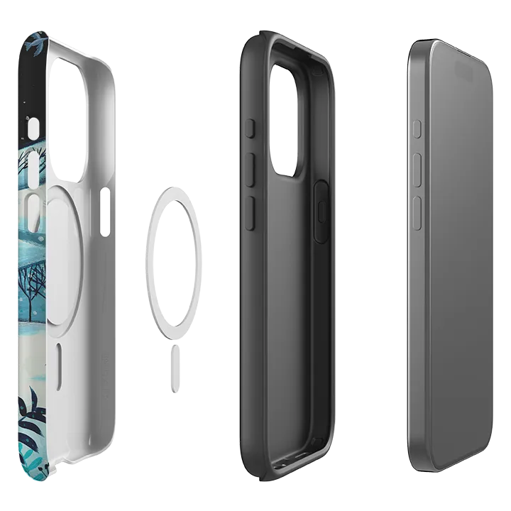 Rugged Look Finish Long Lasting iPhone MagSafe Tough Case - Winterscape 1 By Mary Stubberfield