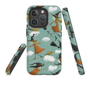 Matte Build iPhone MagSafe Tough Case - Witches By Maja Lindberg