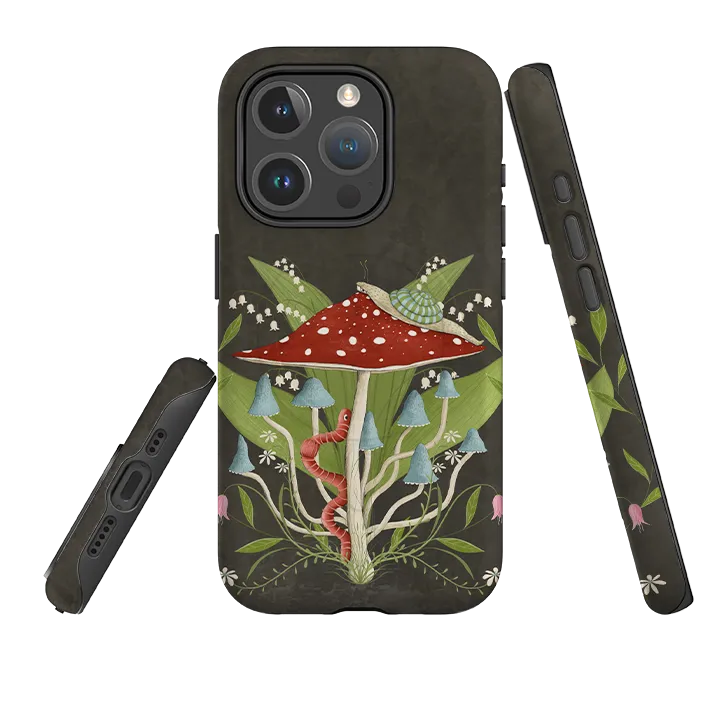 Elegant Pattern Design Strong Frame iPhone MagSafe Tough Case -  Worm By Maja Lindberg