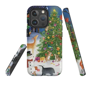Scratch Proof iPhone MagSafe Tough Case - Xmas Pattern IV By Bex Parkin