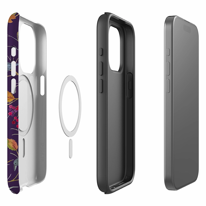 iPhone MagSafe Tough Case -  Autumn Pattern By Elisabeth Haager Polished Touch Hybrid Finish Texture