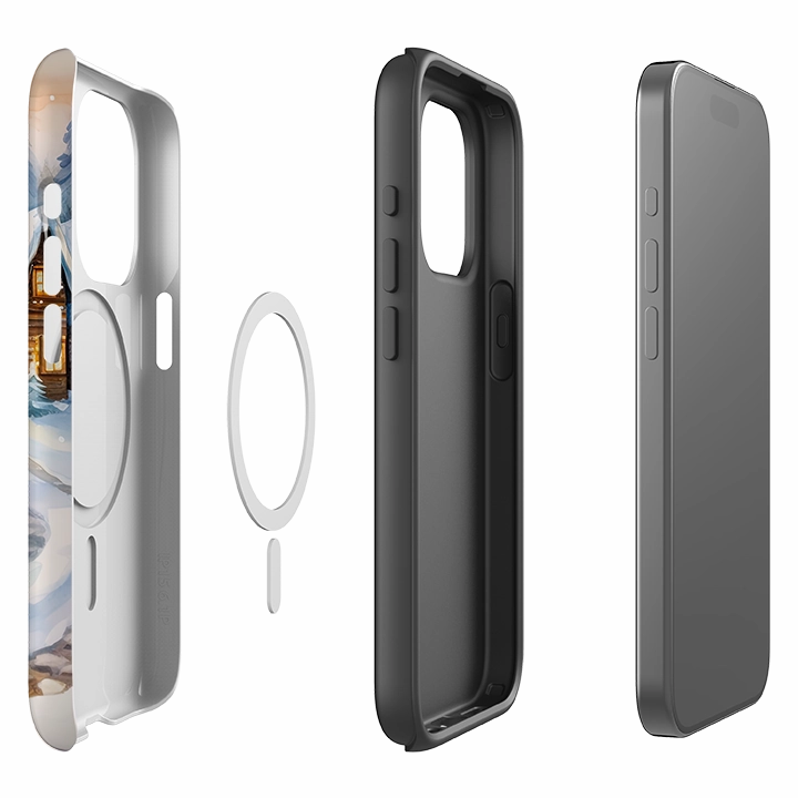 Modern Look Finish Sleek Detail iPhone MagSafe Tough Case -  Baby It's Cold Outside