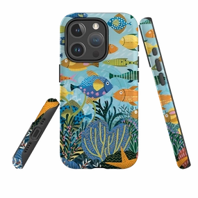 iPhone MagSafe Tough Case - Beneath The Waves II By Ali Brookes Light Form