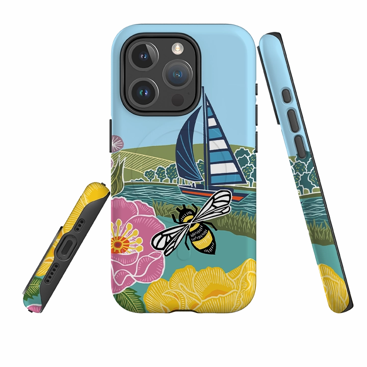 iPhone MagSafe Tough Case - Coastal Garden II By Kate heiss Minimal Look Comfort Build Layer