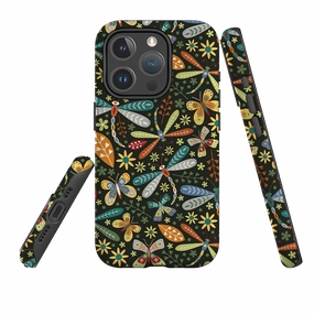 Pocket Friendly Chic Accessory iPhone MagSafe Tough Case -  Dragonflies By Suzy Taylor