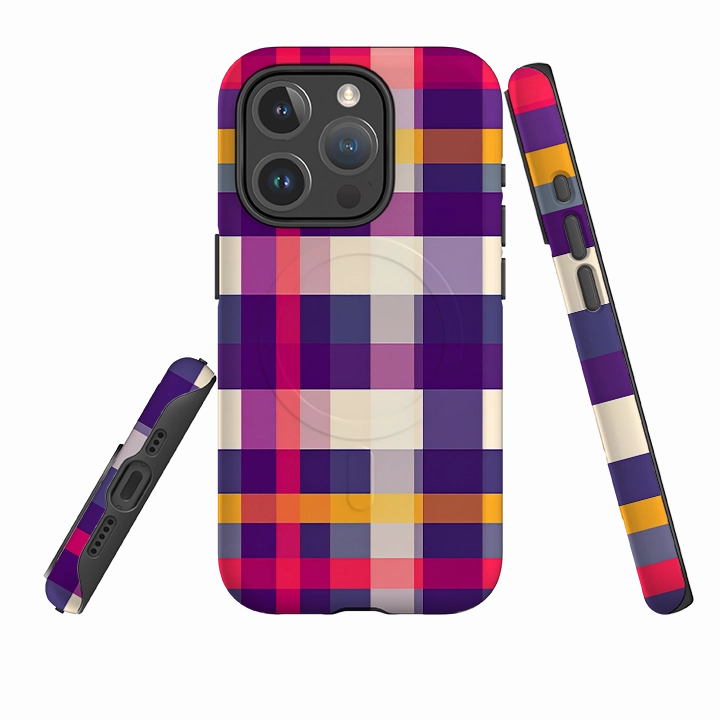 Everyday Carry iPhone MagSafe Tough Case - Durban Gingham